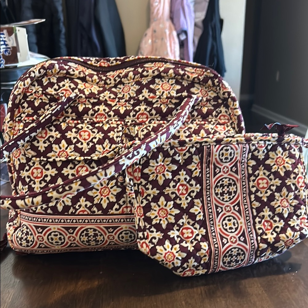 Floral Patterned Women's Bag Set